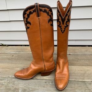 Lucchese leather cowboy boots size 8.5